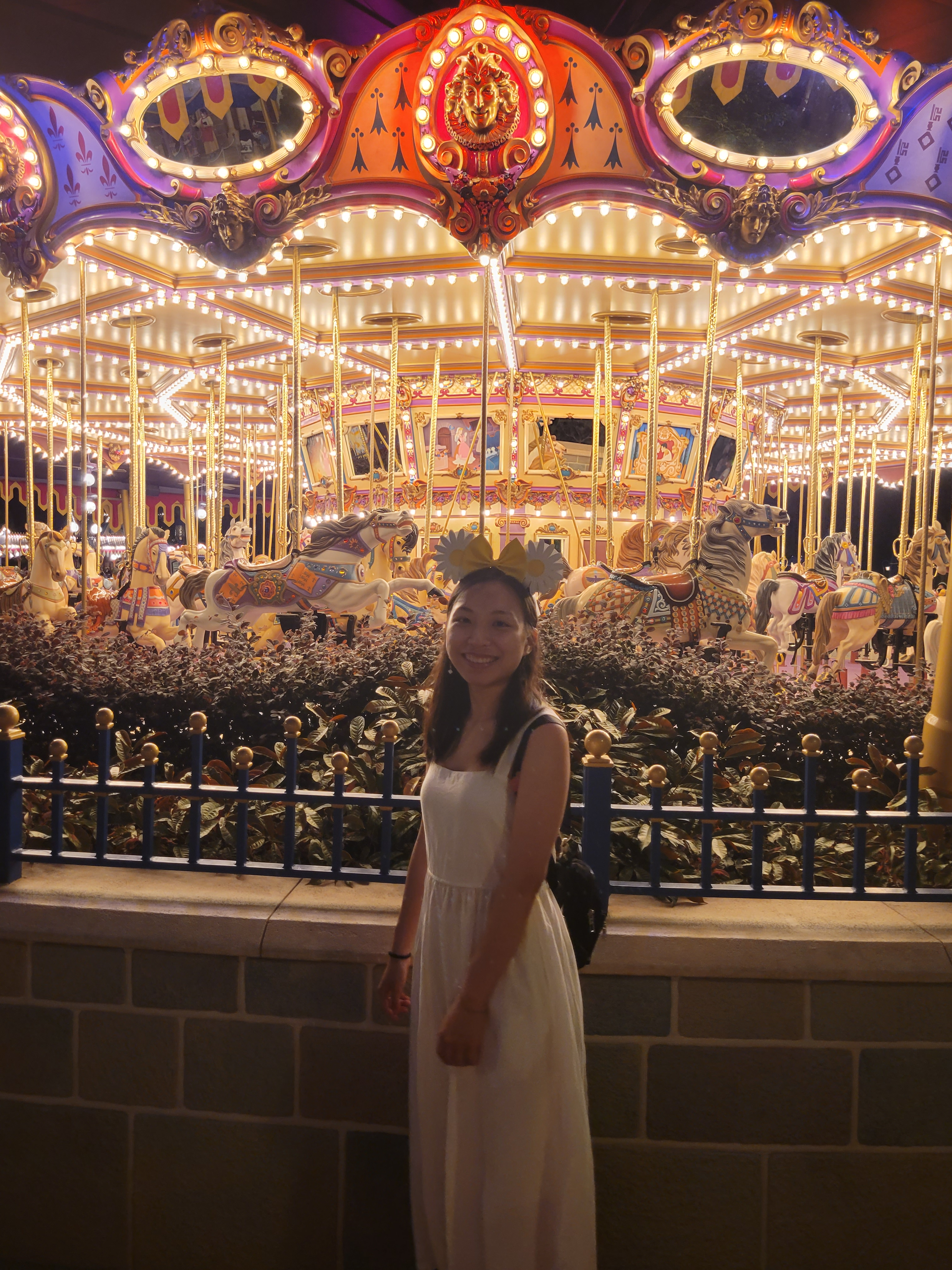 Ceci in the Disneyland